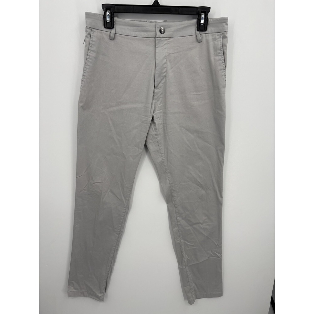 Birddogs Mens Boom For Your Boomstick Gray Performance Stretch Chino Pants 32x32